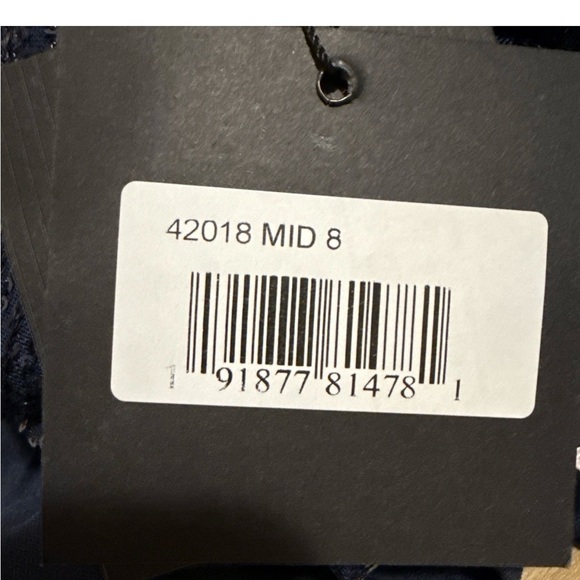 Mac Duggal 42018 Navy Sequin Cocktail Dress Size 8 NWT $358 - Picture 6 of 12